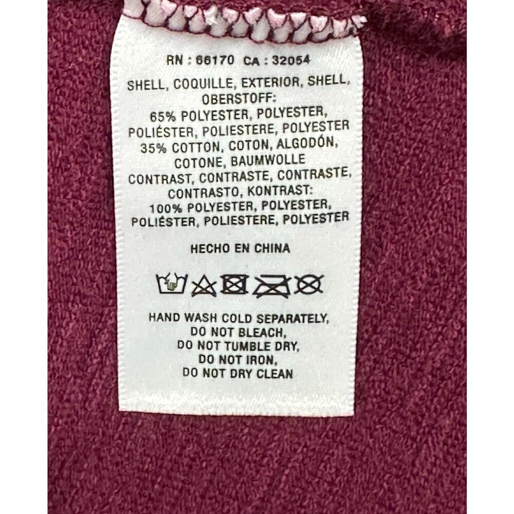 Maeve Anthropologie Plum Swiss Dot Puff Sleeve Textured Top XXS - Picture 9 of 9